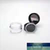 Verpackungsflaschen, Mini-Glas für loses Puder, leer, Kosmetik-Probenetui mit doppeltem Verwendungszweck, Gesichtsverpackung, Lidschatten, Rouge, nachfüllbare Box