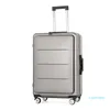 Valises Voyage Tolley Case Bagages Valise Spinner Muet Roues Roulant PC Matériel Carry Ons 20 24 Pouces