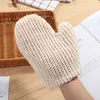 Bath Exfoliating Shower Glove Natural Sisal Loofah Bath Spa Scrubber Sponge Fiber Gloves 20*16cm