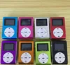 Mini Gola Digital LCD Tela Metal Clip MP3 Player Micro TF / SD Slot Slot Fone De Ouvido USB Cabo Portátil Música Perfict Presente