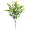 Couronnes de fleurs décoratives 30CM, fausse décoration extérieure artificielle, résistante aux UV, ne se décolore pas, fausses plantes en plastique, fenêtre de porche de jardin