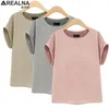 AREALNA Summer Kawaii T Shirt women tops Harajuku BasicT-shirts Female Casual Loose tshirt camiseta feminina Plus Size 5XL T200516