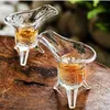 Occhiali da vetri retrò in oncia Set di 6 - Bere come un antico re / regina - unica vetro trasparente sorseggiando tazza distributore per liquori soju tequila whisky Baijiu