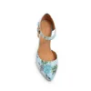 ビッグサイズハイヒールサンダル女性靴女性夏の女性プリントバオトヒール小型サイズY0721