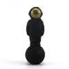 4.9inch 125mm delicate silicone pipe smokinng Astronaut on the Moon Pipes have many color with dab rig nail