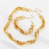 Punk Verklaring Collier Armbanden Neck Chains voor Vrouwen Vintage Overdreven Gouden Hoop Metalen Ketting Siersjuwelen