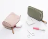 Nouveau sac cosmétique pour femmes couleur unie Style coréen trousse de maquillage pochette trousse de toilette étanche maquillage organisateur étui