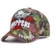 Bollmössor Trend Camouflage Baseball Cap Män och kvinnor Bomull Justerbar broderi Bollmössor Solhattar utomhus Militärhatt