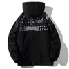 Herbst Übergroße Schwarze Jacke Mode Japanische Harajuku Mit Kapuze Mantel Windjacke Streetwear Männer Kleidung Oberbekleidung Männlich Plus Größe 211126