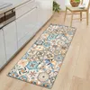 Bohemia Kitchen Floor Mat Carpet Non-slip Home Entrance Door Mat Rugs Boho Bathroom Mat for Living Room Kitchen Bedroom 211204