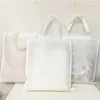 DIY Sublimação Saco de Compras Branco Proteção Ambiental Não-Tecida Sacos Portátil Transferência de Calor Bolsa RRD11737