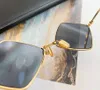 Lunettes de soleil géométriques noir gris Sonnenbrille accessoires lunettes lunettes de soleil de mode unisexe avec boîte 9798700