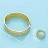 2021 May wedding gold traditional copper high quality bangle and ring jewelry set