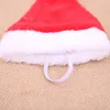 Abbigliamento per cani 1 pezzi all'ingrosso Cat Rosso Cappello Red Christmas Babbo Natale Calda berretto inverno di Natale Animali domestici