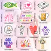 50 PCS Jezus Christenen Gebed Gods Zegen Stickers Geschenken voor Bijbel Journaling Plakboek Gitaar Laptop Waterfles Stickers Decal Vinyl