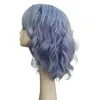 2021 new fashion temperament joker lady Bob hair wig temperament pink role play daily wigs set