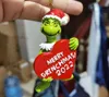 パーティーの好意Grinchクリスマスの飾り木のクリスマスの装飾クリエイティブな装飾樹脂ペンダントアクセサリーカリルドギフト