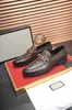 L5 Ny stil Lyx Män Skor Square Toe Formell Designer Klänning Läder Skor Italienska Loafers Party Bröllop Högkvalitativ Brogue Sko 22 22