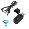 Bil USB 3.5mm Jack Trådlös Bluetooth-mottagare Adapter Amp USB Dongle för mobiltelefon Dator PC CAR-högtalare 3.5mm Music Stereo Receiver