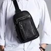 HBP AETOO кожаный мужской груди сумка, стильная личностная шпилька сумка, голова кожаная повседневная спортивная сумка на плечо
