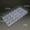 3D Pyramid Shape Polycarbonate Chocolate Mold Creative Fondant s Candy Cake Kitchen Baking Pastry Tools Y200612