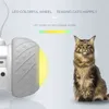 Smart Electronic Cat Toy Interactive Automatic Rotating Running Led Teaser Pet Cat Funny Toy Cat Stick Feather Toys For Cats Usb 211122