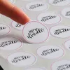 Custom Logo Adhesive Label Stickers with Barcode Printed Self Seal Coated Paper Shine Labels