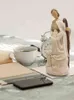 Figurka religijna Posągi Święte Rodziny Jezus Mary Joseph Katolicki Wystrój Domu Ozdoby do Narodzenia Scena Boże Narodzenie Prezent 211108