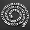 Chains 11mm Cuban Curb Link Chain 316L Stainless Steel Necklace For Men Boys Gold Silver Color 24 30 Inch Jewlery Gifts LHN119317w