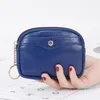 100pcs Coin Purses Women PU Shell Shaped Zipper Short Small Wallet Mix Color