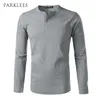 chemise henley manches longues hommes