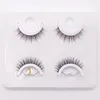 2021 Self adhesive 2 Pairs Eyelashes Natural Look NO glue and Magnet block Light as Air Easy to wear Reusable4135994