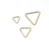 Componenti di gioielli per anelli con perline triangolari riempiti in oro 14k Beadsnice