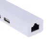 HUB USB 3.1 type-c RJ45, carte réseau Ethernet, adaptateur Lan, 3 ports, pour Macbook, tablette, PC, téléphone, ordinateur portable, accessoires