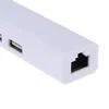 Gorący USB 3.1 Hub Type-C RJ45 Ethernet Network Card LAN Adapter 3 Port dla Macbook Tablet PC Telefon Laptop Akcesoria