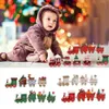 Qifu Wooden Christmas Train Train Decore Decor for Home Navidad Tree Table XAMS GIFTS YEAR Y201020