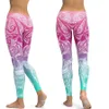 Lifi Ornamental Skull Leggings Women Yoga Pants Gym Leggings Fitness Sports Wear Elastic Tight Yoga Leggings 201014