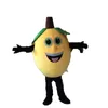 Halloween Cute Lemon Mascot Costume Cartoon Fruit Anime theme character Christmas Carnival Party Fancy Costumes Adults Size Birthday Outdoor Outfit
