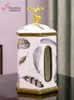 الكائنات الزخرفية التماثيل الأمريكية الحديثة ضوء الفاخرة نمط الأنسجة مربع الإبداعية غرفة المعيشة طاولة القهوة الديكور طعام النورديك