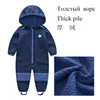 Tute da sci per bambini soft shell tute per bambini tute per ragazzi e ragazze calde impermeabili antivento sezione sottile 210226