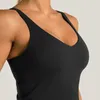 Fashion Women Sleeveless Solid Color Casual Vest Ladies Movement Short Tank Tops Soft Workout Athletic Gym Bras Vest #4