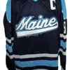 Nikivip Paul Kariya #9 University of Maine Black Bears 1993 Vintage Navy Blue Retro Ice Hockey Jersey Men Stitched Custom Number Name Jerseys