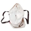 Klasik yan cepler futbol çantası büyük kapasite kahverengi dantel seyahat çantaları tuval alışveriş çantası takımı aksesuarları tote dom1477