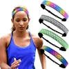 Модные дизайнерские женские йоги ленты для волос теннис бегущий спортивный сот предохранительные аксессуары спортзал фитнес защитный оголовье