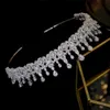 Asnora Exquisite Tiaras Simple Crystal Crown Vrouwelijke Bruiloft Hoofdtooi Bruid Graduatie Sieraden Haaraccessoires A00579 X0625