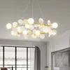 Nordic Style Pendant Lamp Art Multicolor Wreath Living Room Led Chandelier Creative Atmosfär Dining Rooms Master Bedroom Bar Hanglampor