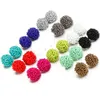 Bohemia Beads Handmade Big Stud Brincos para Mulheres Menina Acessórios De Jóias Étnicas Moda Resina Grânulos Brincos