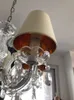 Lampa täcker nyanser 2st Enkel stil Ljus beige färg plast tyg lampskärm, tak vägg täcker tillbehör till hem, e14 / klipp på