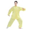 Nueva ropa de Tai Chi, ropa de artes marciales, ropa de kung fu, ropa de entrenamiento de algodón y lino para hombres y mujeres, trajes de primavera y otoño