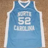NC01 College North Carolina Basketball Jersey Worthy 42 Jersey zszyta retro koszulka haftowa niestandardowa Made S-5xl